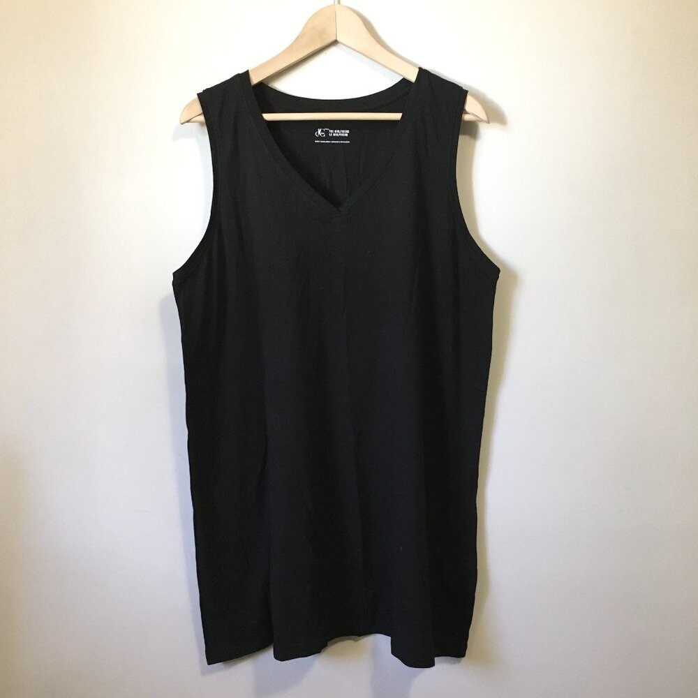 D/C Jeans Modern Black Jersey Sleeveless Girlfriend Shirt